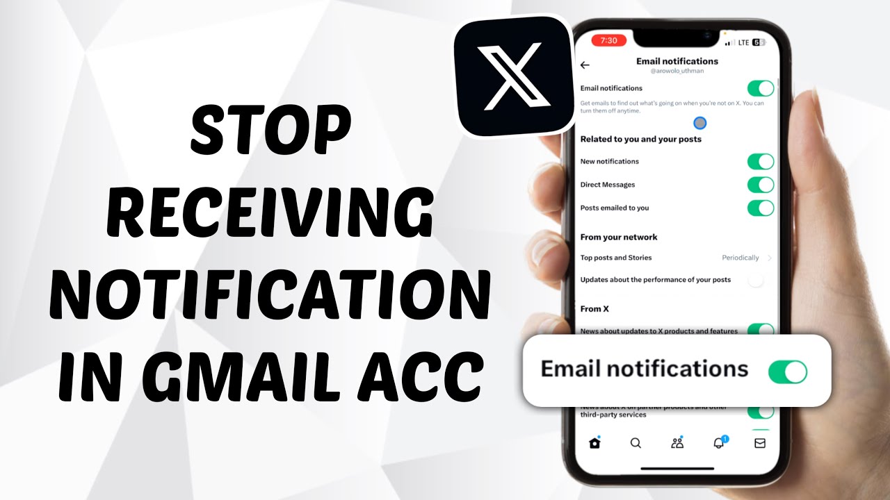 How to Stop Twitter (X) Notifications in Gmail Account - Quick and Easy Guide!