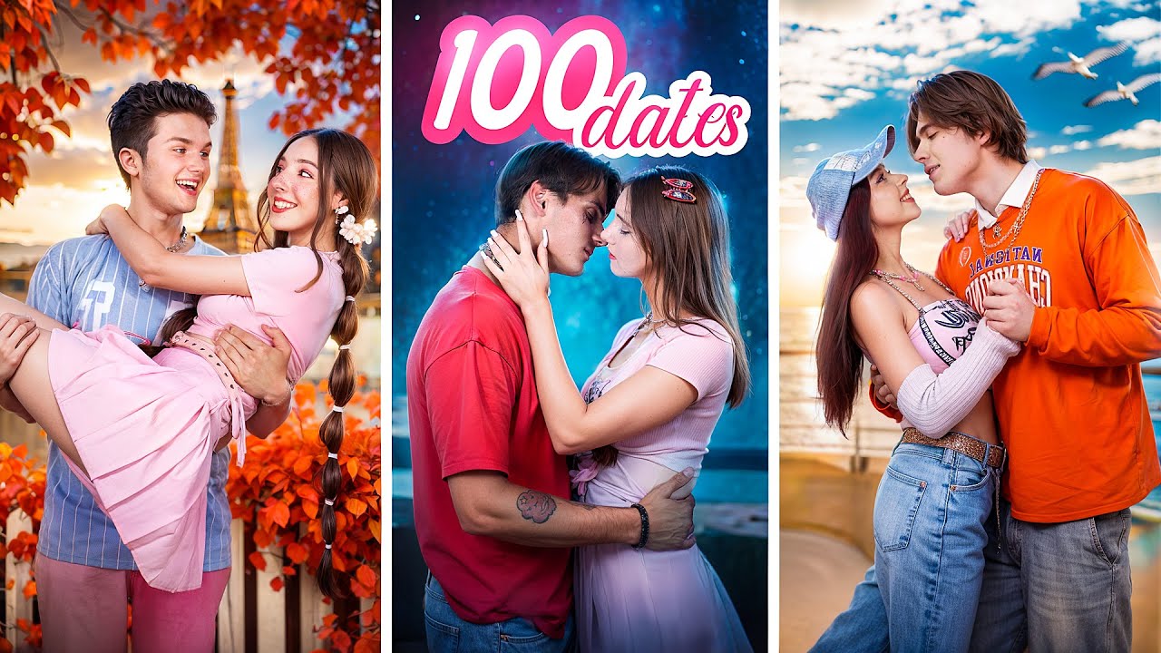 I Went on Dream Date With a Crush! 100 Dates in 24 Hours