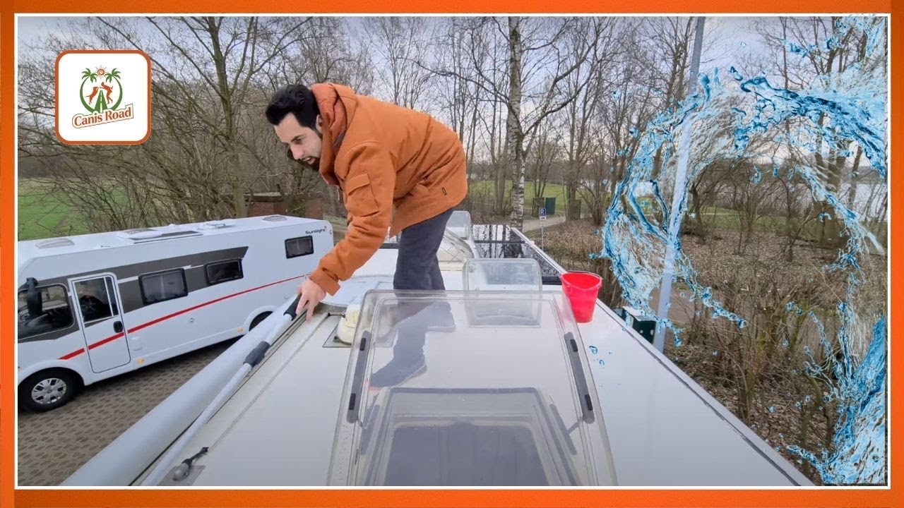 ✨ Wohnmobil Reinigung #1 I ✓ Dach ✓ Sicherheitstipps ✓ Reinigung unter den Solarmodulen