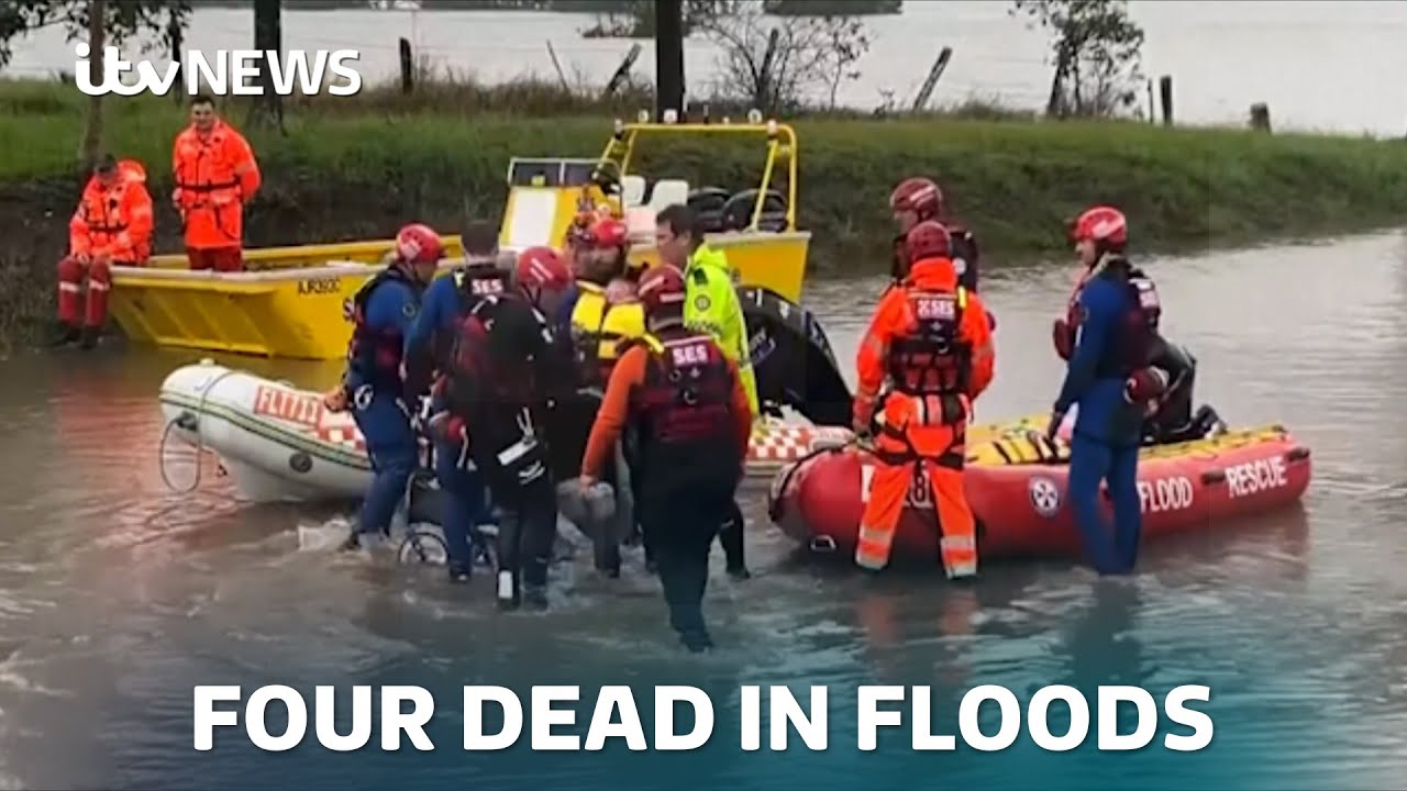Four dead and at least one missing in Australia floods as natural disaster declared | ITV News
