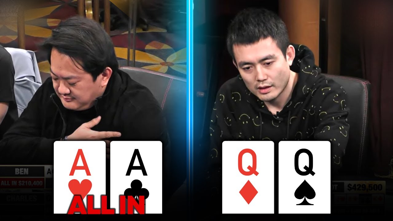 $429,500 Pot With POCKET ACES Vs. POCKET QUEENS at Super High Stakes Cash Game