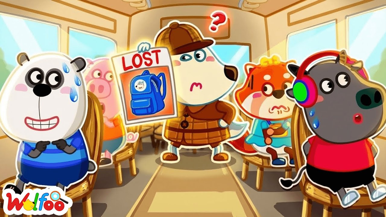 My Backpack Is Missing! 🕵️ Detective Wolfoo Solves the Mystery! | Kids Cartoon | Wolfoo Cartoon
