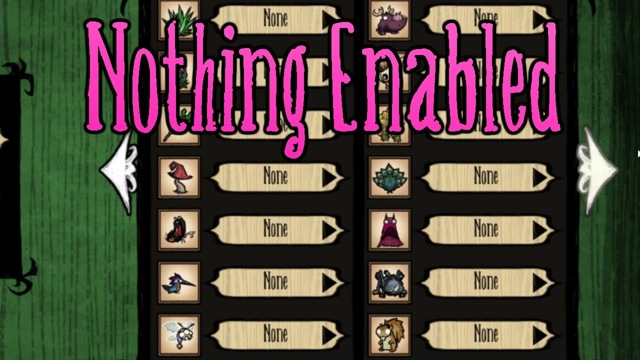 Can you survive in Hamlet with Nothing Enabled? | Don't Starve Hamlet