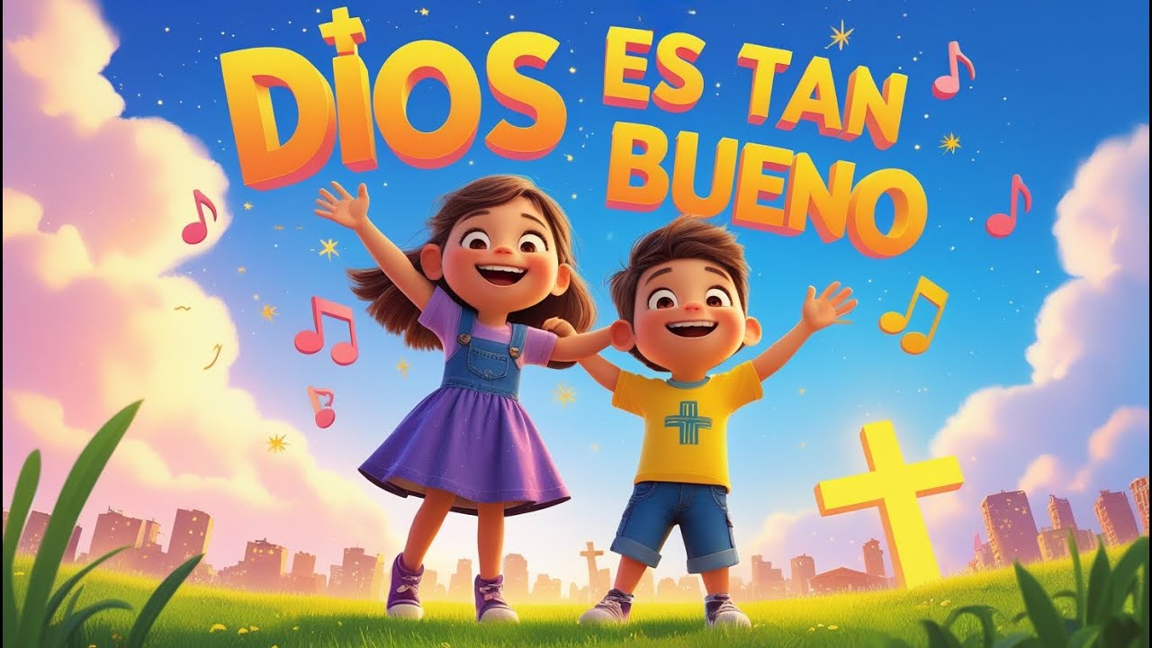 Dios es tan bueno | Canción cristiana para niños que celebra la alegría de Jesús