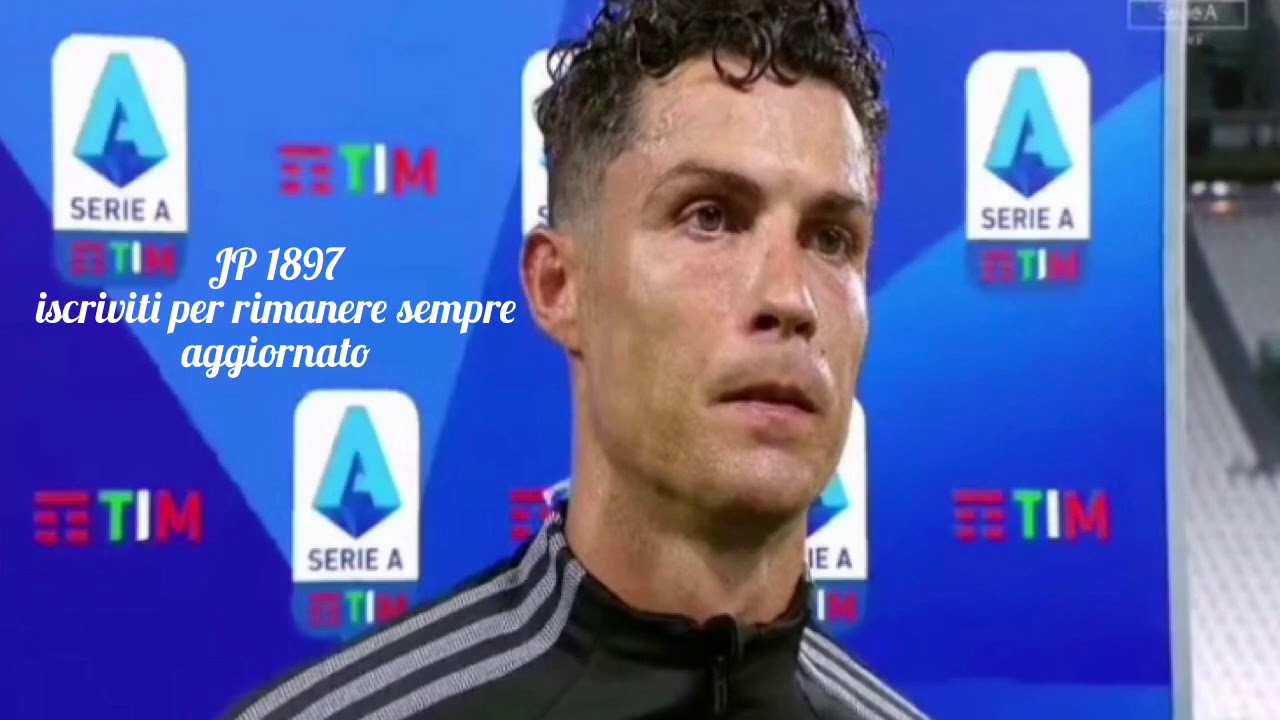 Intervista Cristiano Ronaldo fine partita Juventus-Lazio 2-1