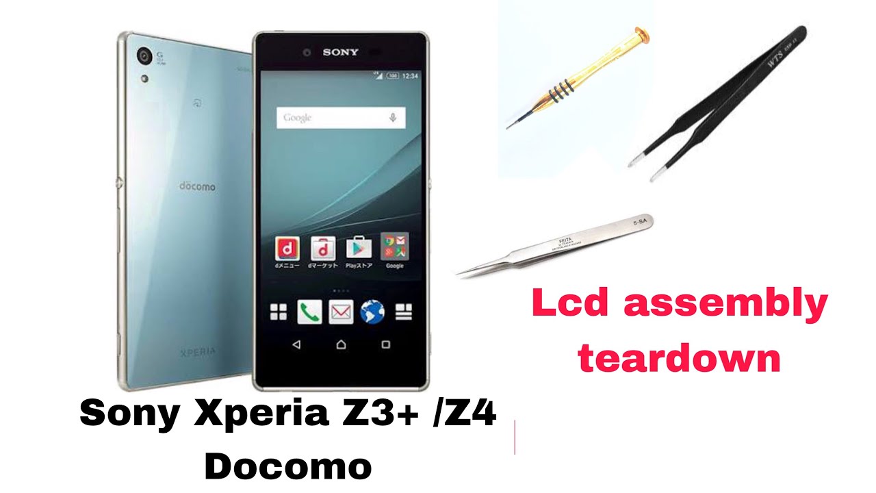 Tutorial Cara Aman Membuka LCD SONY XPERIA Z4 docomo
