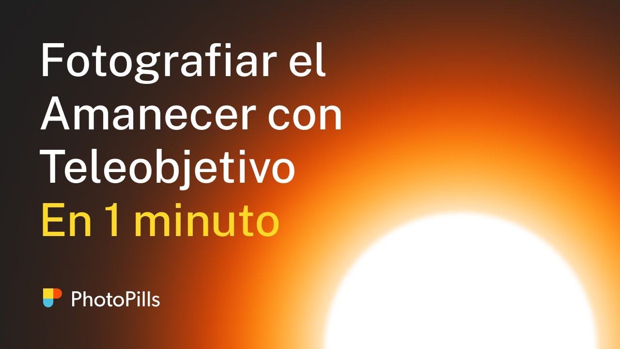 Cómo Fotografiar una Salida de Sol con Teleobjetivo en 1 MINUTO