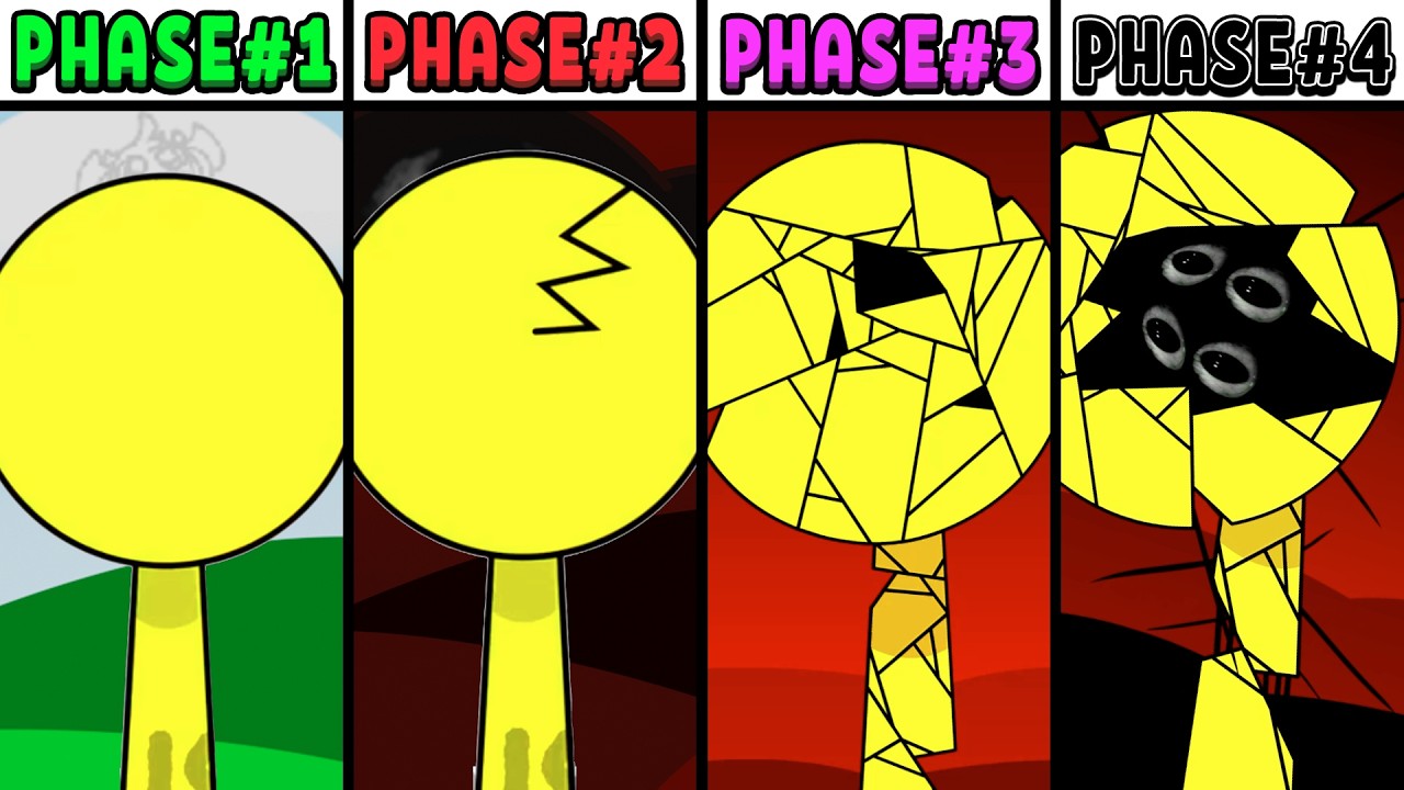 All Phases in New Incredibox Sprunki Oc of Basic Ball: From Phase 1 to Phase 4