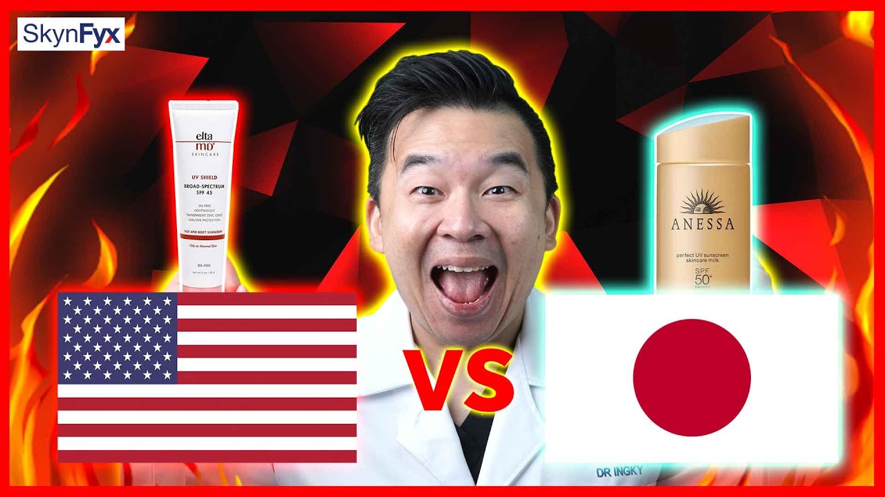 Sunscreen Battle: USA vs Japan