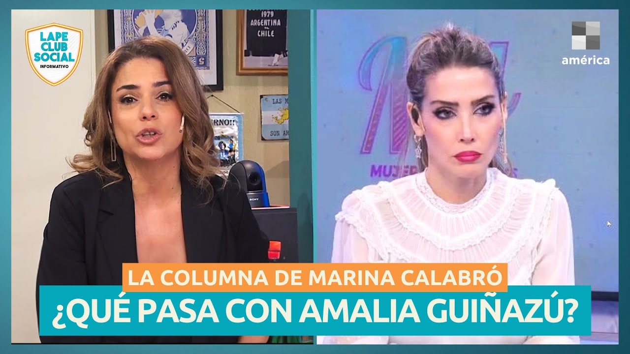 ¿QUÉ PASA CON AMALIA GUIÑAZÚ?: LA COLUMNA DEL RATING DE MARINA CALABRÓ