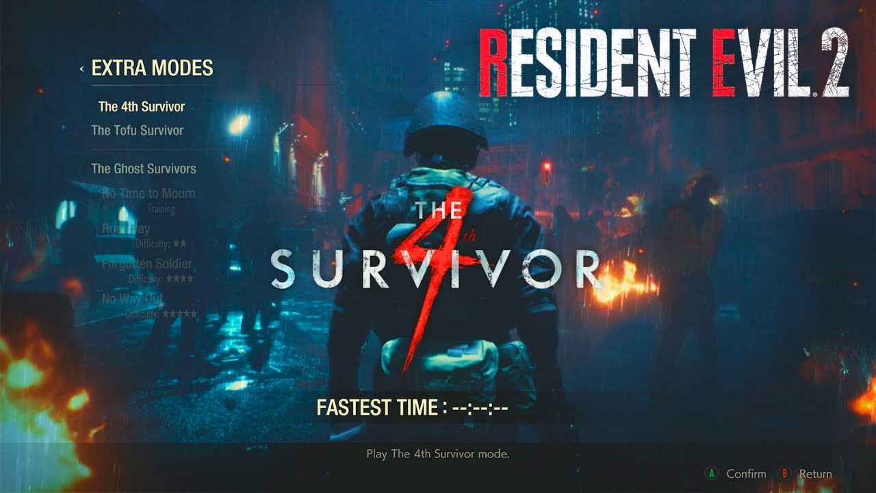 Дополнительные режимы Resident Evil 2 Remake: Конец | Невозможный режим