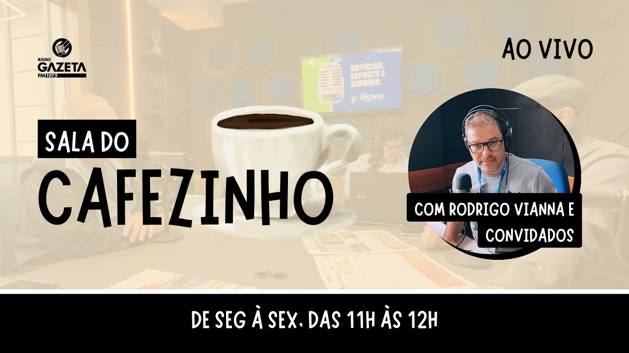 📻 Acompanhe mais uma edição do programa Sala do Cafezinho, da Rádio Gazeta 107,9 FM. 17/03/2026