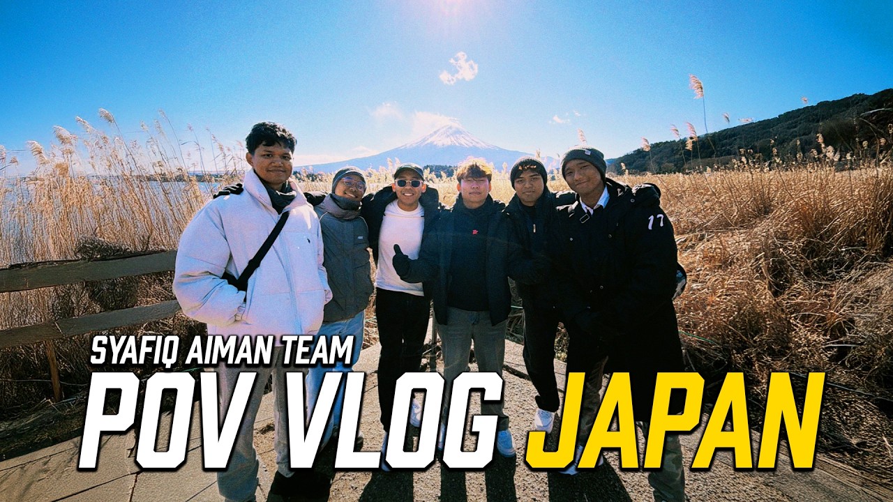 POV : TEAM SYAFIQ AIMAN TERBANG KE JEPUN!
