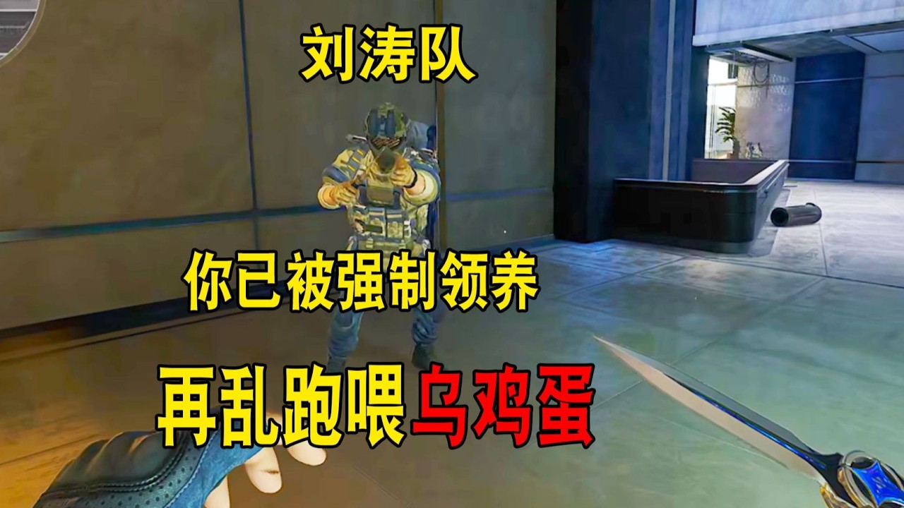 跑刀被刘涛哥圈养起来后会发生什么呢？？#三角洲行动