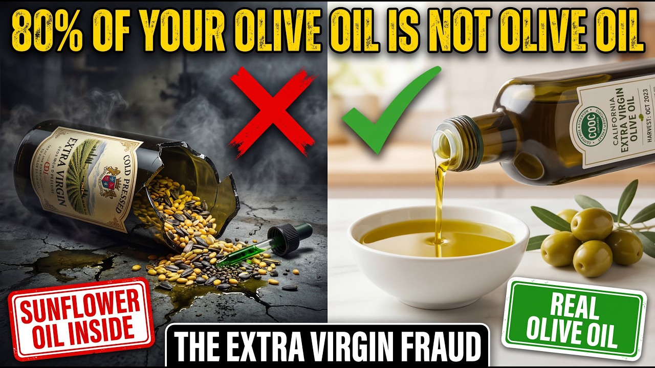 Why 80% of the Olive Oil in Your Kitchen Is Not Olive Oil (The Extra Virgin Fraud)