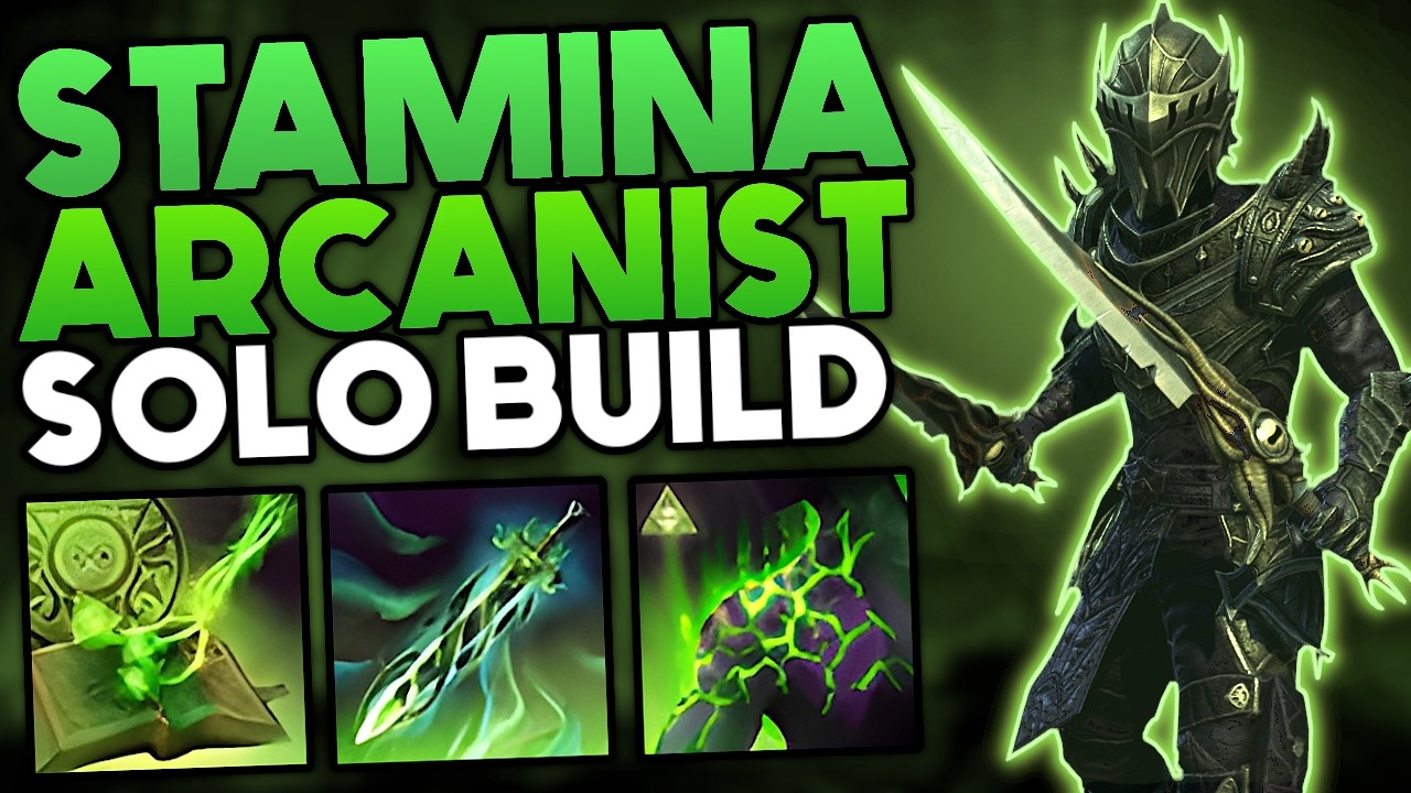 One of the Strongest Pure Class Solo Builds - Stamina Arcanist | ESO Update 50