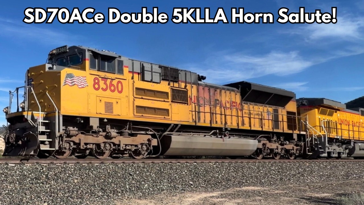 SD70ACe Double 5KLLA Horn Salute!