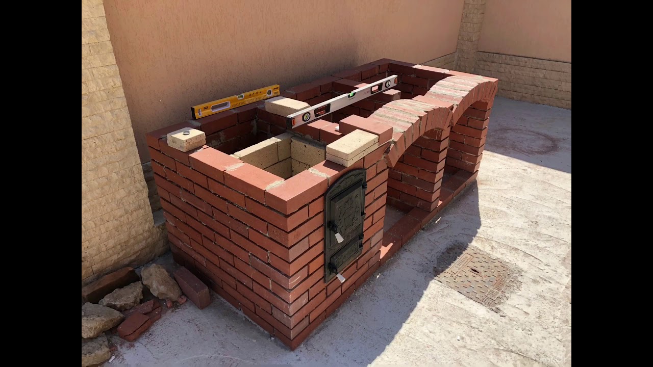 Gratar caramida de gradina/curte (Partea 1) - Brick Barbeque/Grill Construction BBQ DIY (Part 1)