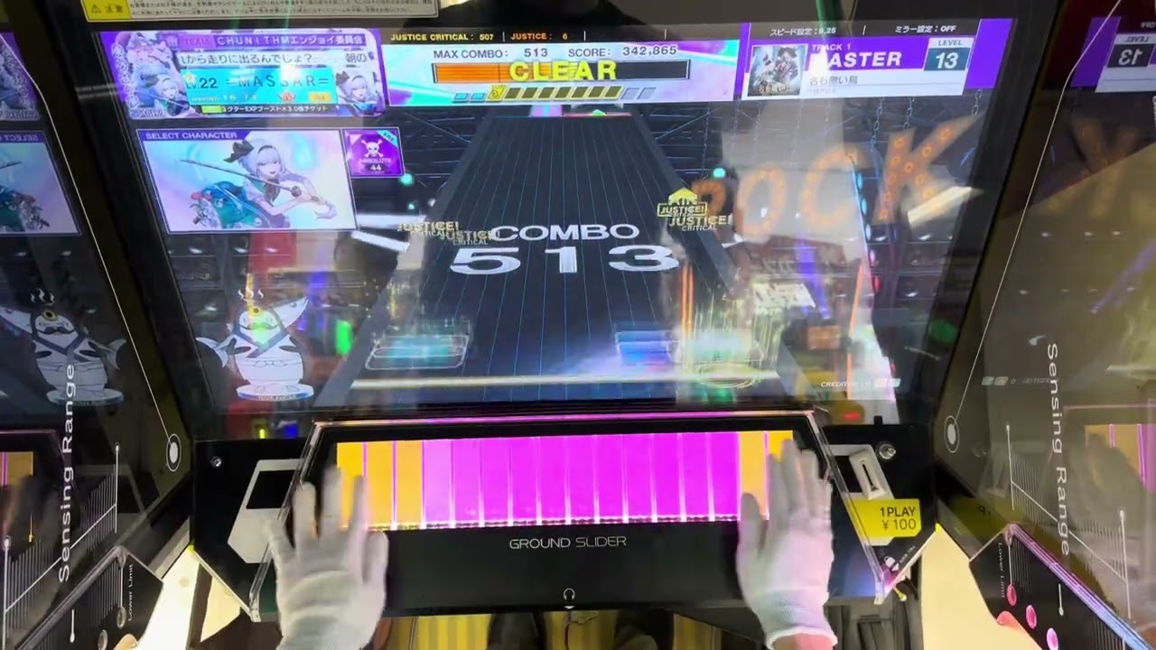 【チュウニズム】名も無い鳥  master AJ