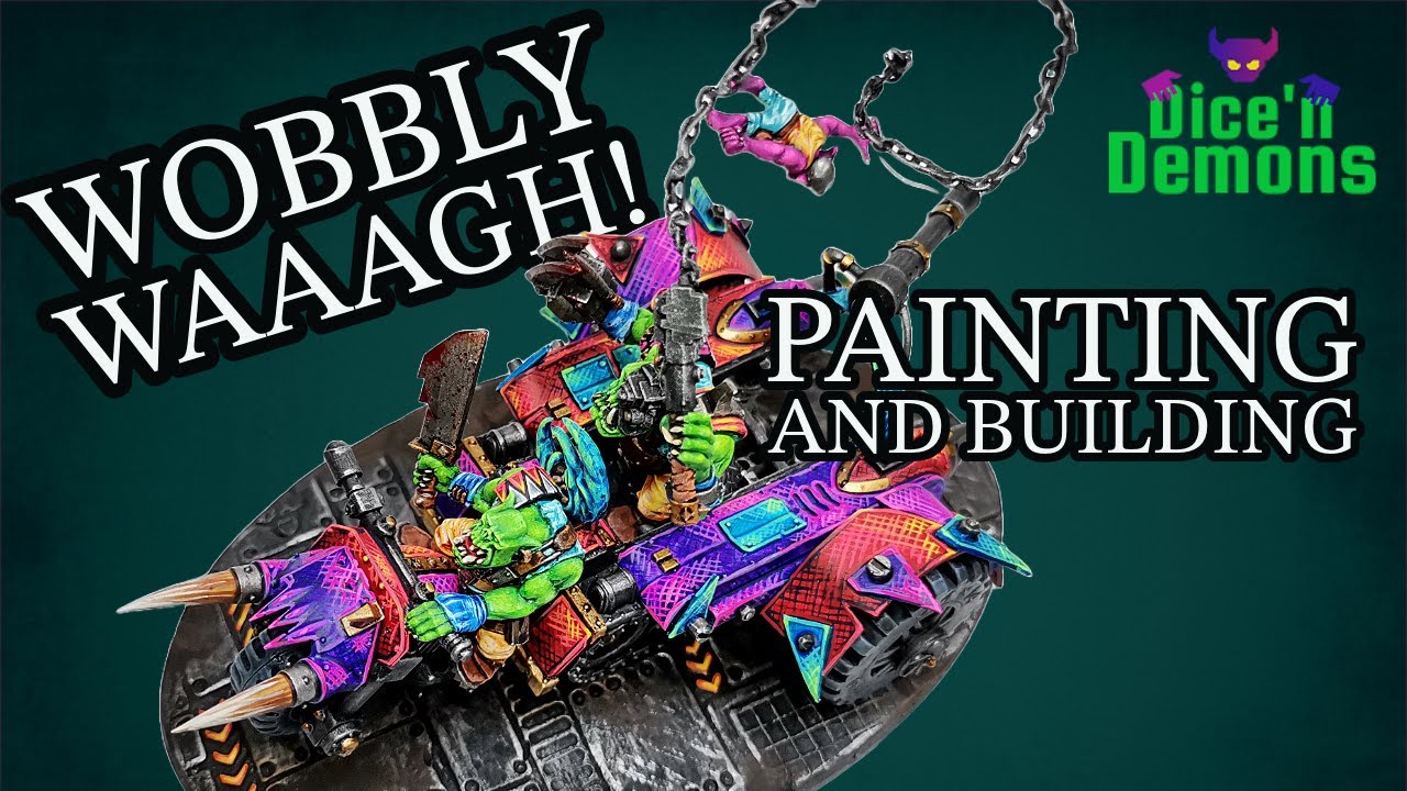 Painting a converted Deffkilla for my Bubblegum Boyz Ork army for Games Workshop's Warhammer 40k!