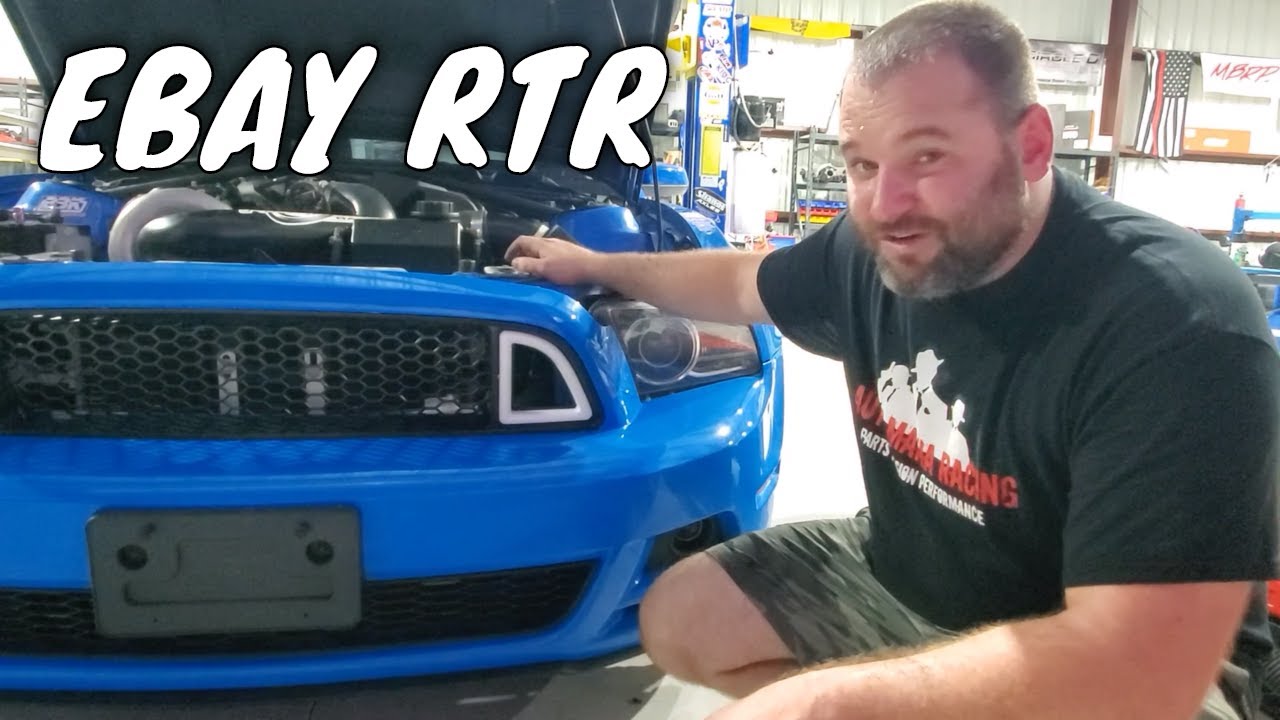 Установка и обзор решетки RTR на EBAY?!?! Для Mustang 2013-2014 годов