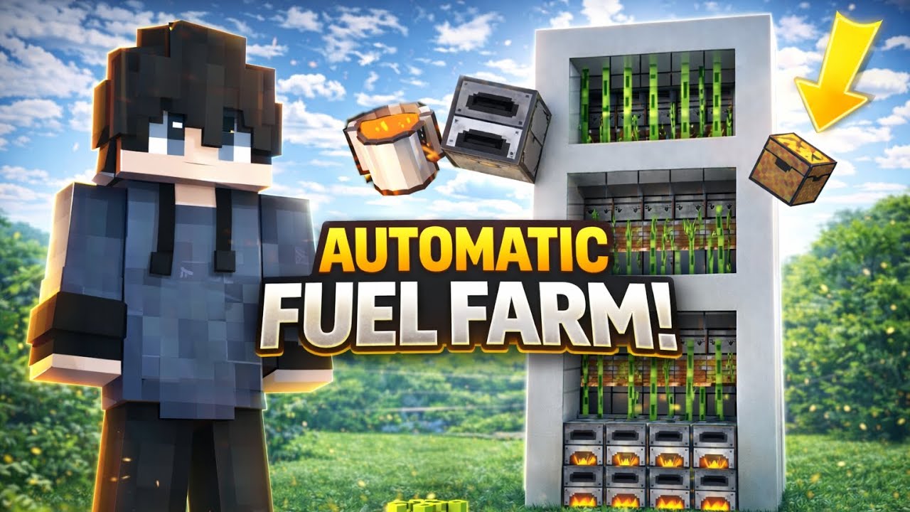 Automatic Fuel Farm |#minecraft  |#build |#gaming |GS_Playz