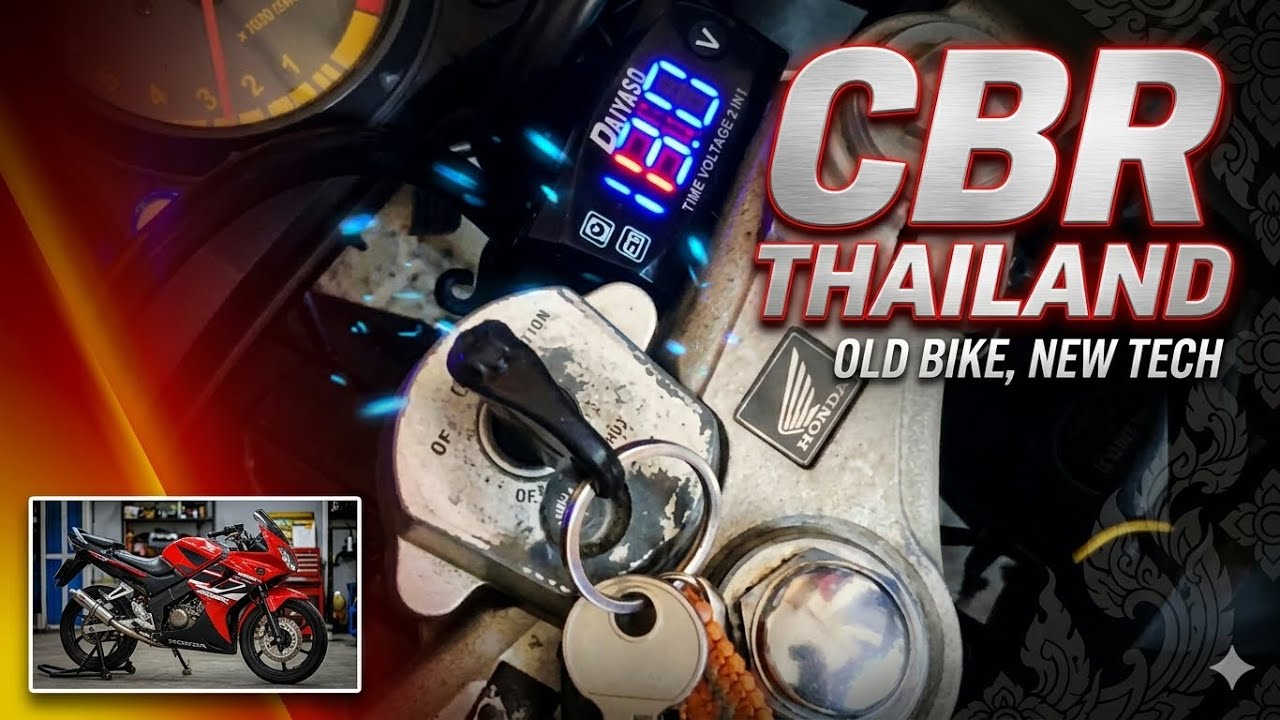 Cara Memasang Volt Meter Pada Motor CBR OLD
