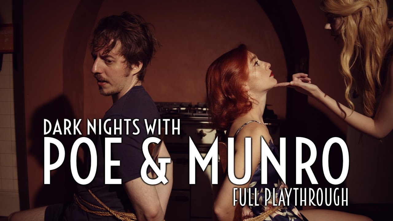 Dark Nights with Poe and Munro Full Playthrough - Luckless Lovelocks Streams