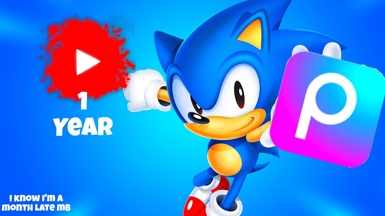 1 Year YouTube Picsart speed thing 