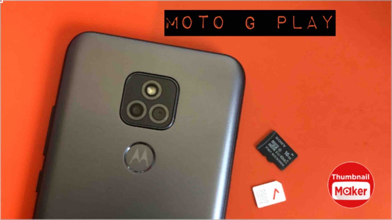Motorola Moto G Play Как вставить и извлечь SIM-карту/SD-карту