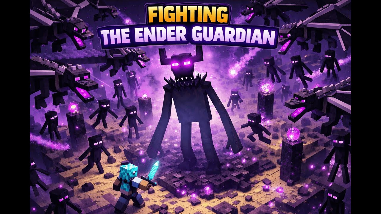 Fighting a Ender Guardian