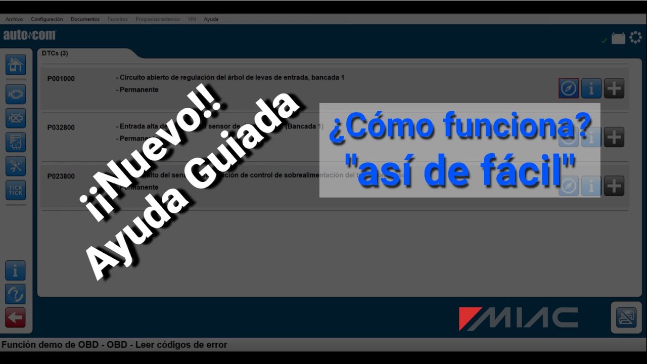 ¿CÓMO FUNCIONA la AYUDA GUIADA? APRENDE a MANEJAR el AUTOCOM 🚗🚗