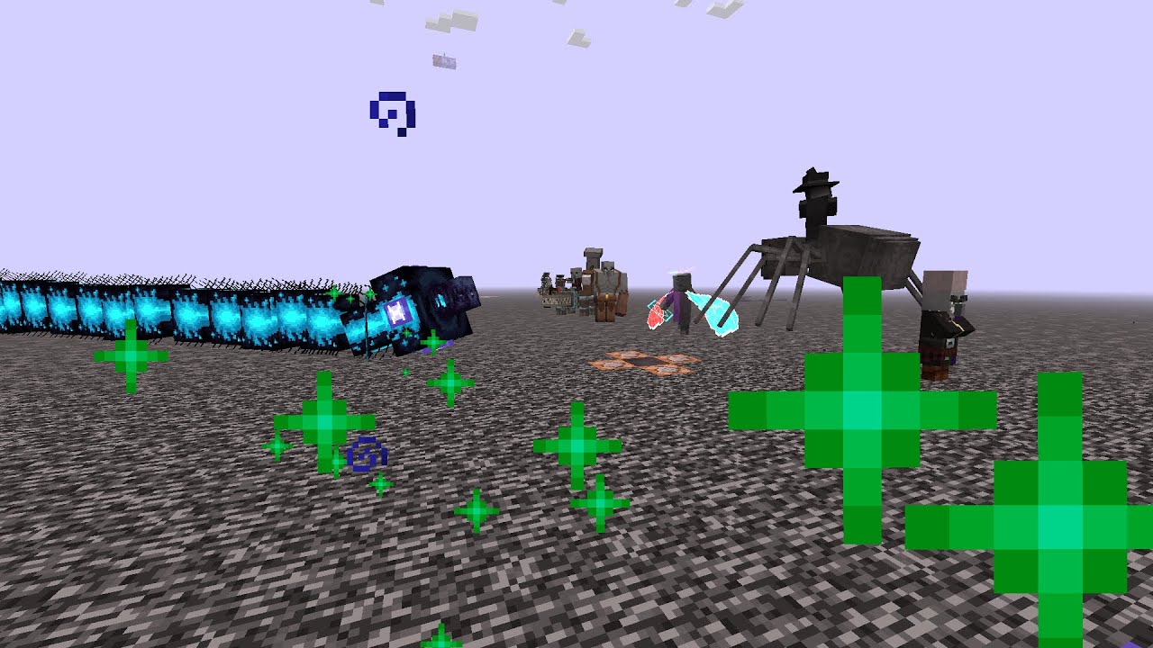 Void Worm vs Illage and Spillage  Minecraft  Mob Battle