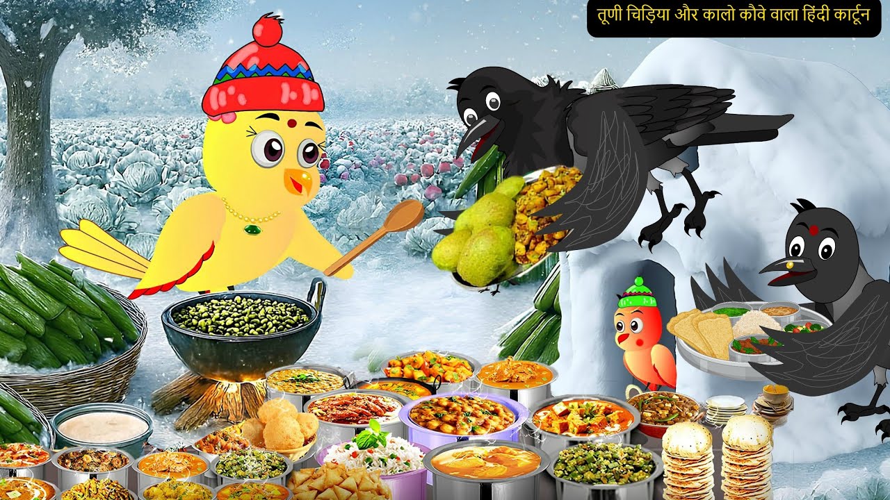 Rano Chidiya Wala Cartoon| Barsat Ki Kahani | HINDI KAHANIYA |कार्टून चिड़िया |Chichu TV