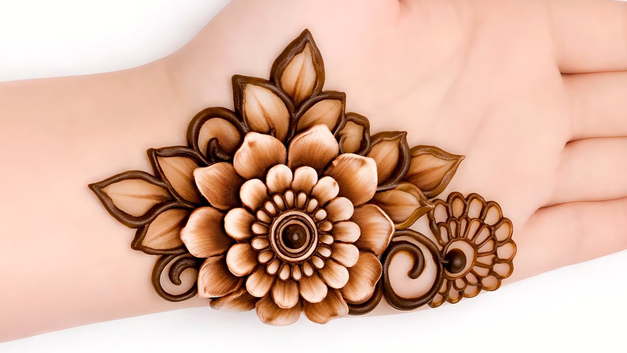 5 Minute Me Beautiful Mehndi Design 🌸 | Easy Arabic Mehndi | Quick & Simple Mehndi||