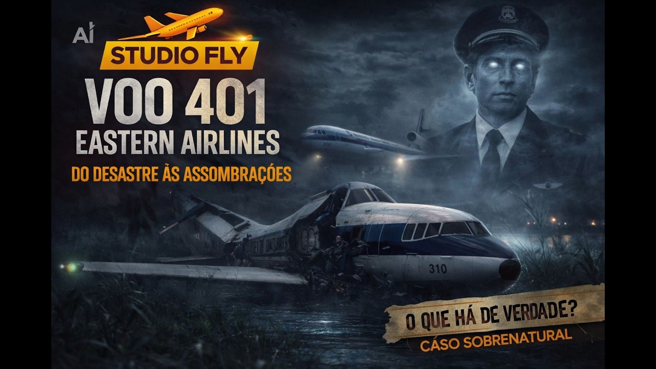 STÚDIO FLY! Vôo 401da Eastern Air Lines logo  o acidente ficou a  fama de assombrar outros aviões
