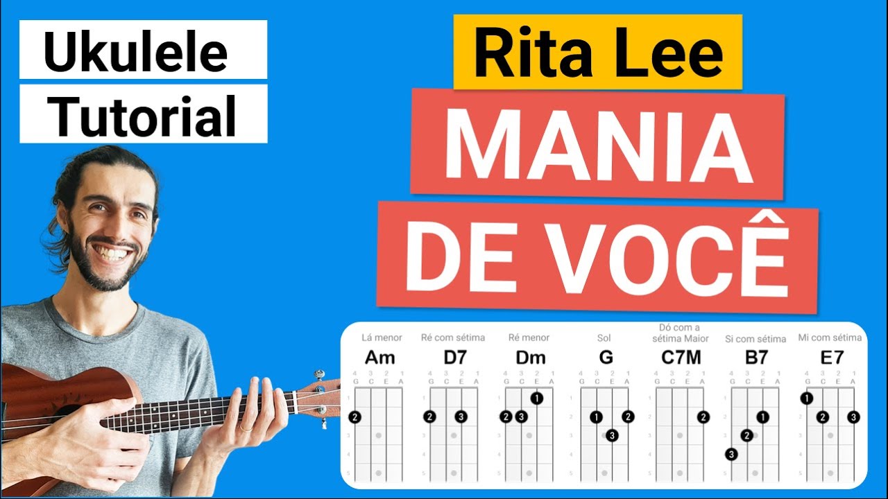 MANIA DE VOCÊ (Rita Lee) | Como tocar no Ukulele