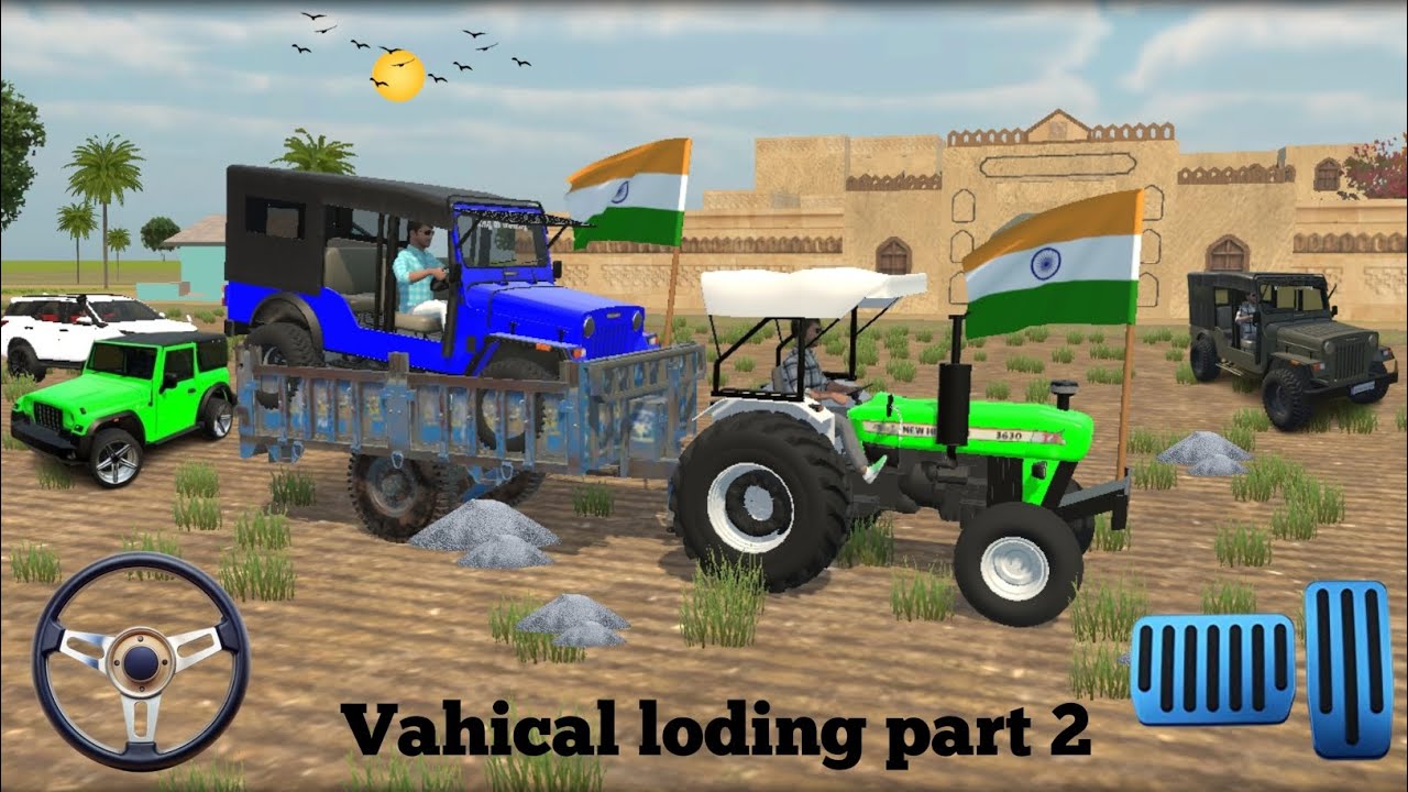 New 3 Vahical 🚜🚚loding ka video| mahindra jeep. Forchunar. THAR| trandin video # 3d video # King of