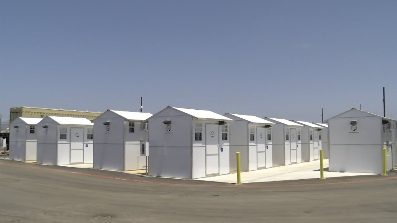 New homeless transition shelter featuring 'tiny homes' opens in Chula Vista