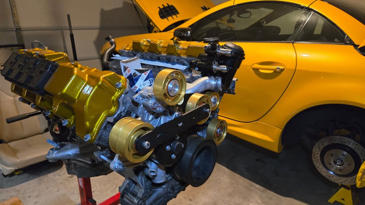 SLK55 AMG M113K Build part 3 - supercharger refresh