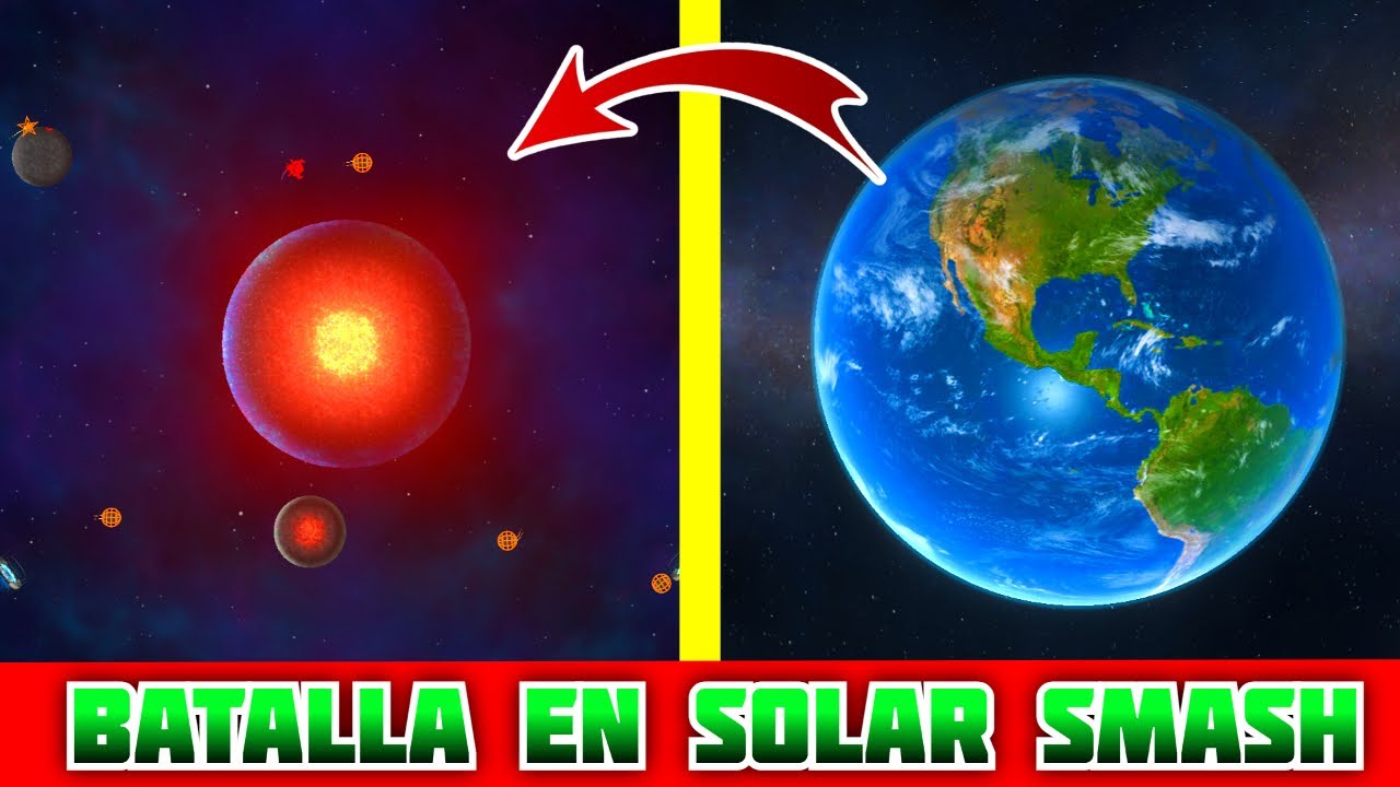 CREO un SUPER CAMPO DE BATALLA ESPACIAL en SOLAR SMASH 2D 💥​