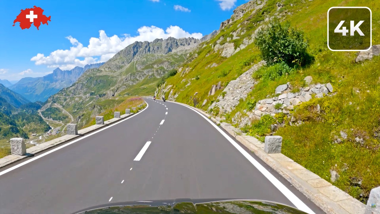 3 Hour Scenic Swiss Alps Road Trip - 4K60