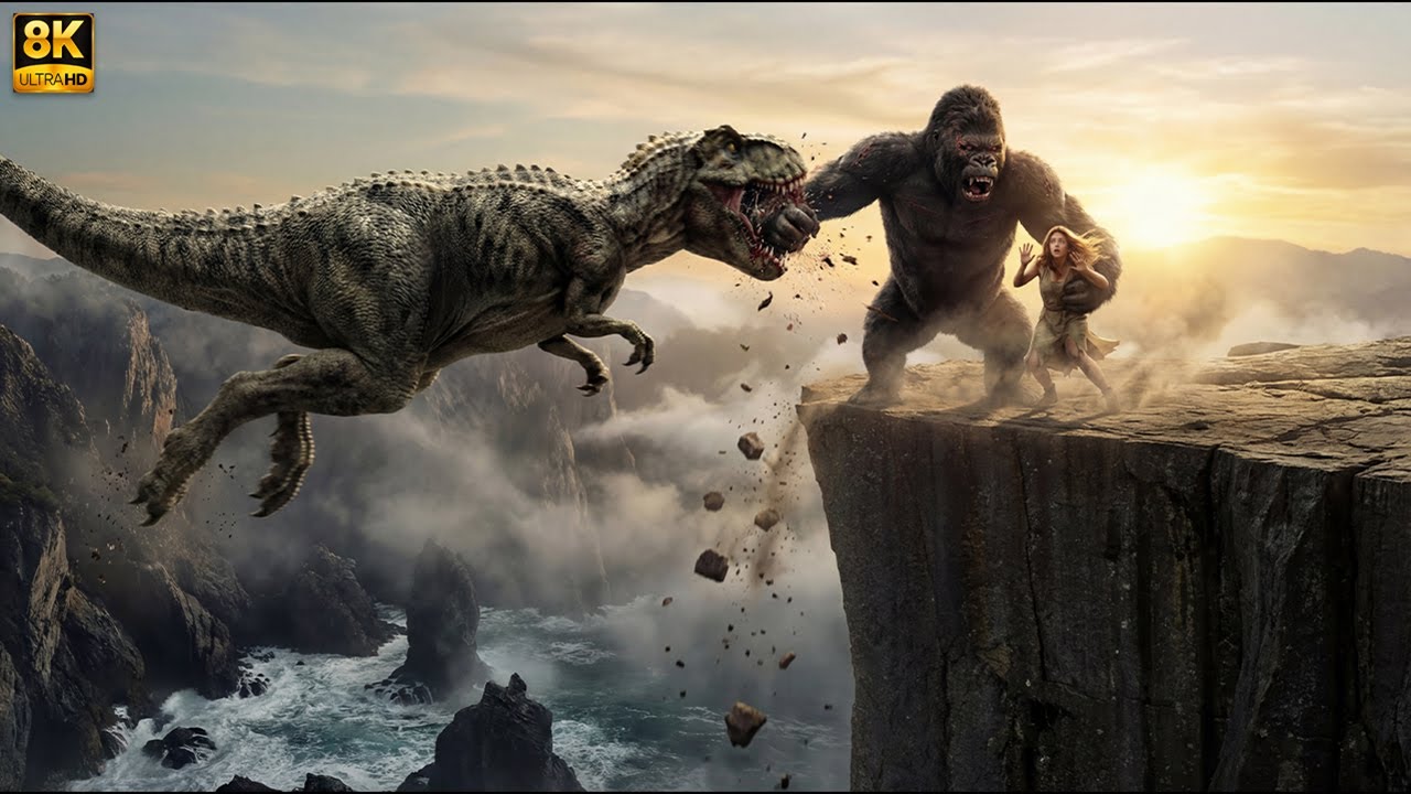 King Kong vs T-Rex: Fight to Save the Girl