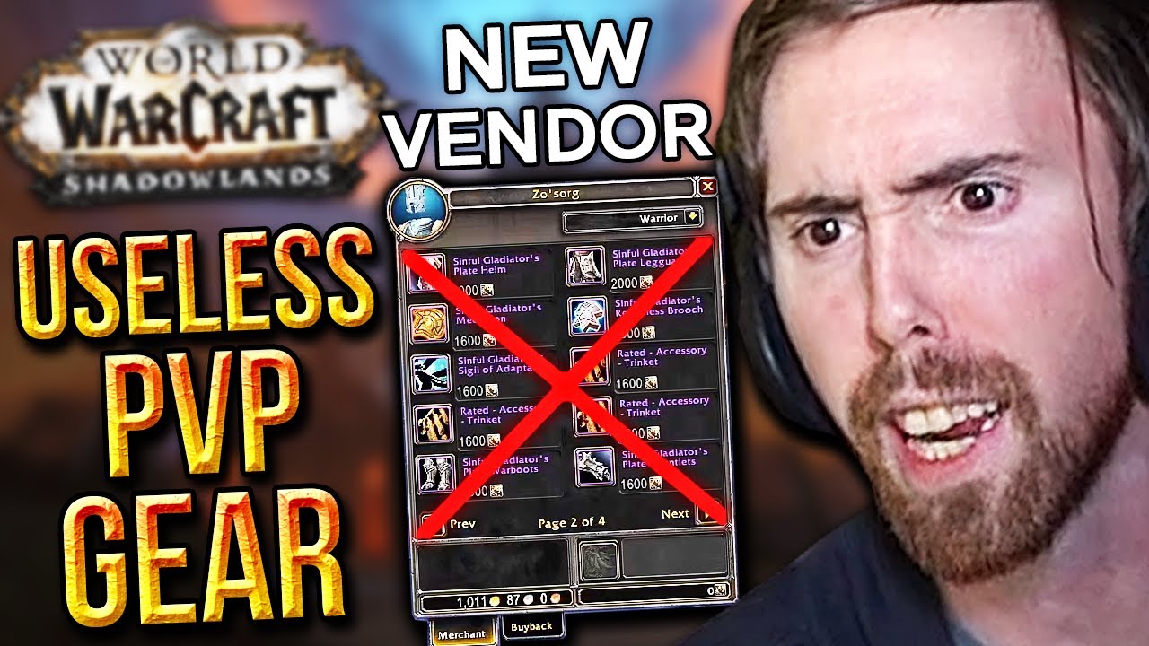 The Massive Problem With Shadowlands PvP Gear - A͏s͏mongold Reacts to Stoopzz's Vendor Breakdown