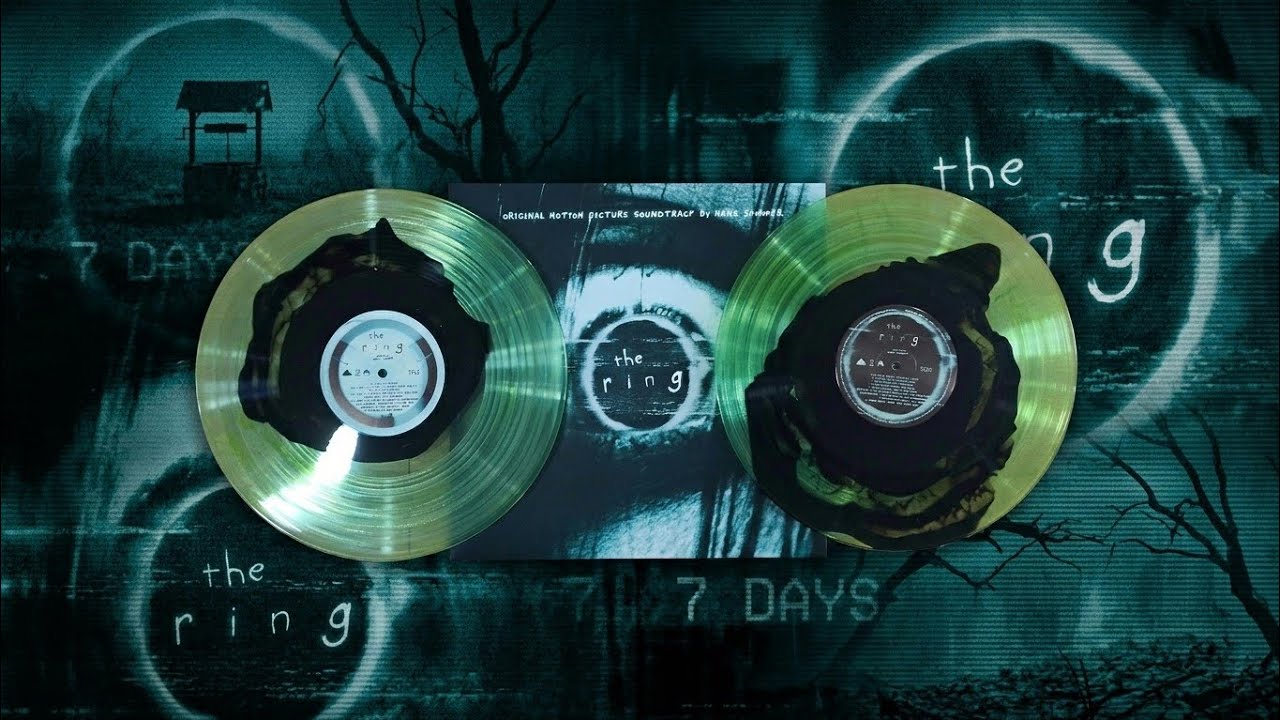 Hans Zimmer - The Ring Soundtrack Waxwork record exclusive Coke bottle clear with black orb EP.806