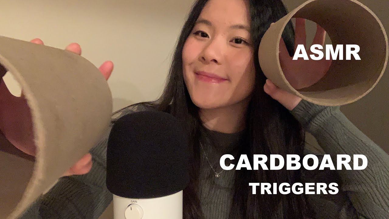 ASMR CARDBOARD TAPPING & SCRATCHING
