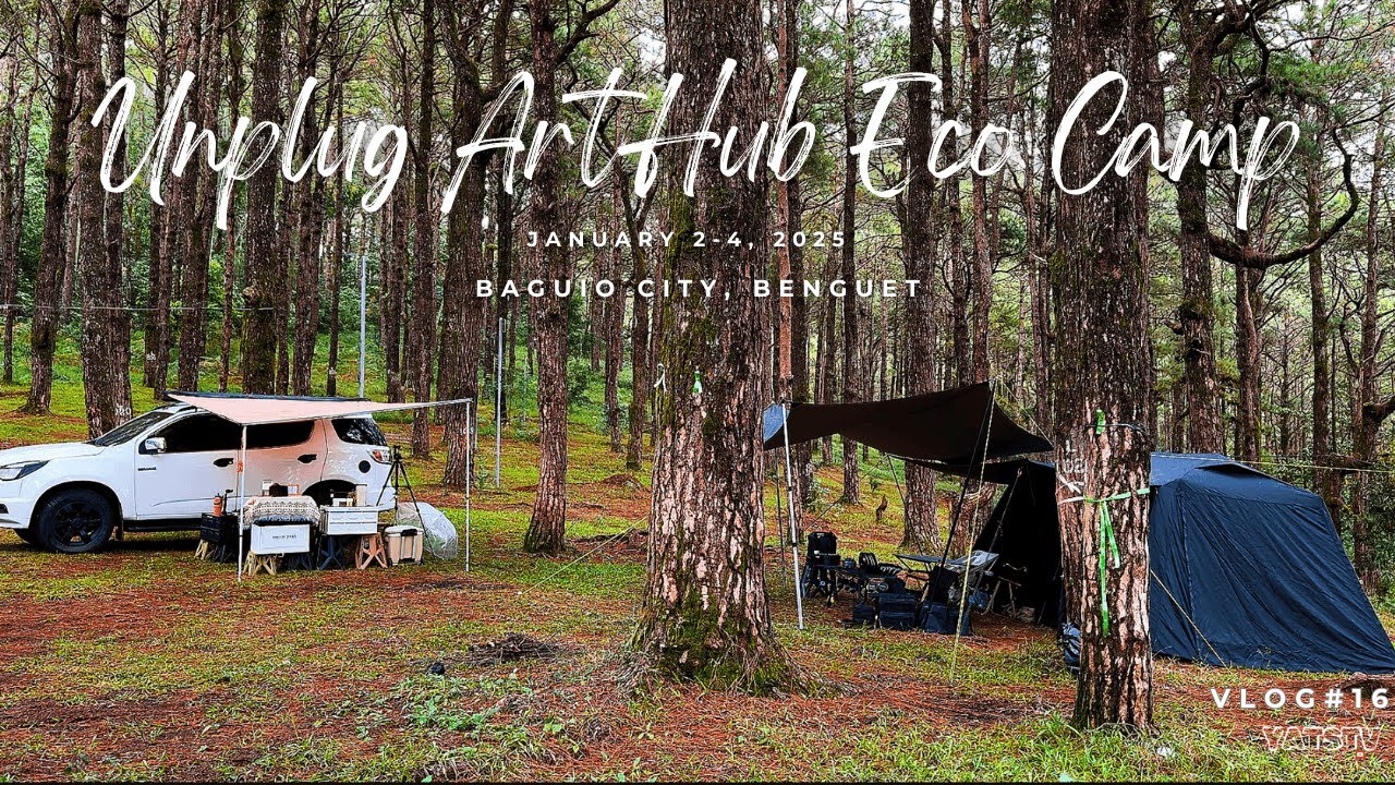 UNPLUG ARTHUB ECO CAMP | Camping in Baguio City, Benguet | Pine Forest Camping | Vidalido Vicore