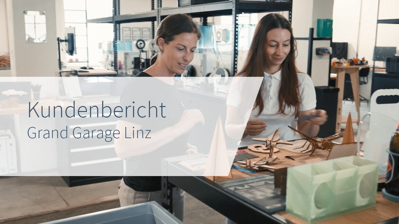 Kundenbericht Grand Garage Linz |  Makerspace | Speedy 400, 360 & R500