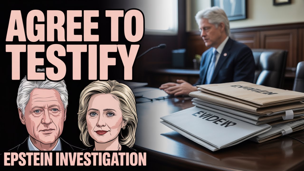 Bill Clinton và Hillary Clinton  đồng ý ra làm chứng phục vụ cuộc điều tra Jeffrey Epstein Files