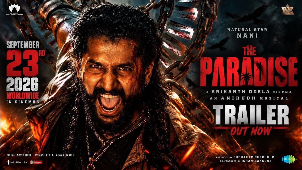 The Paradise Trailer | Nani | Srikanth Odela | Anirudh | Nani Paradise Trailer 